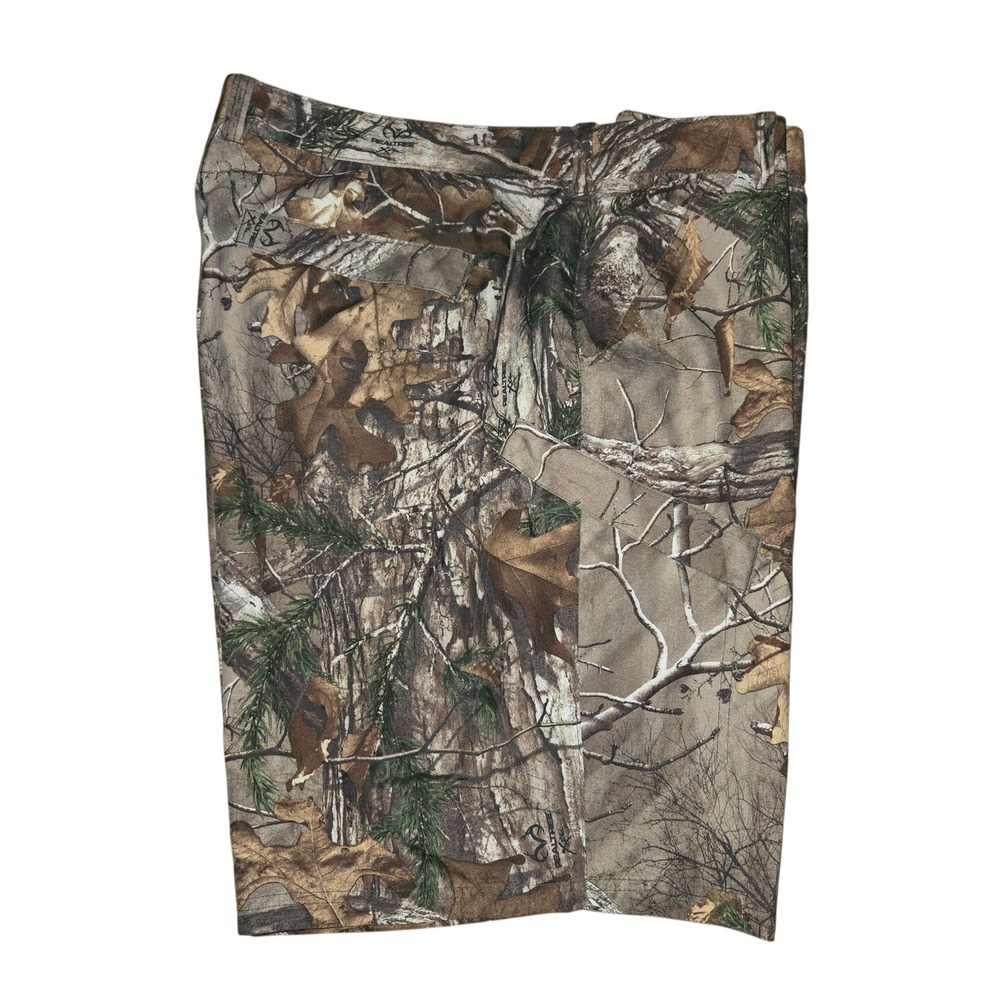 Realtree Camo Shorts Mens 2XL Brown Ripstop Outdoor Hunting‎ Fishing M560197